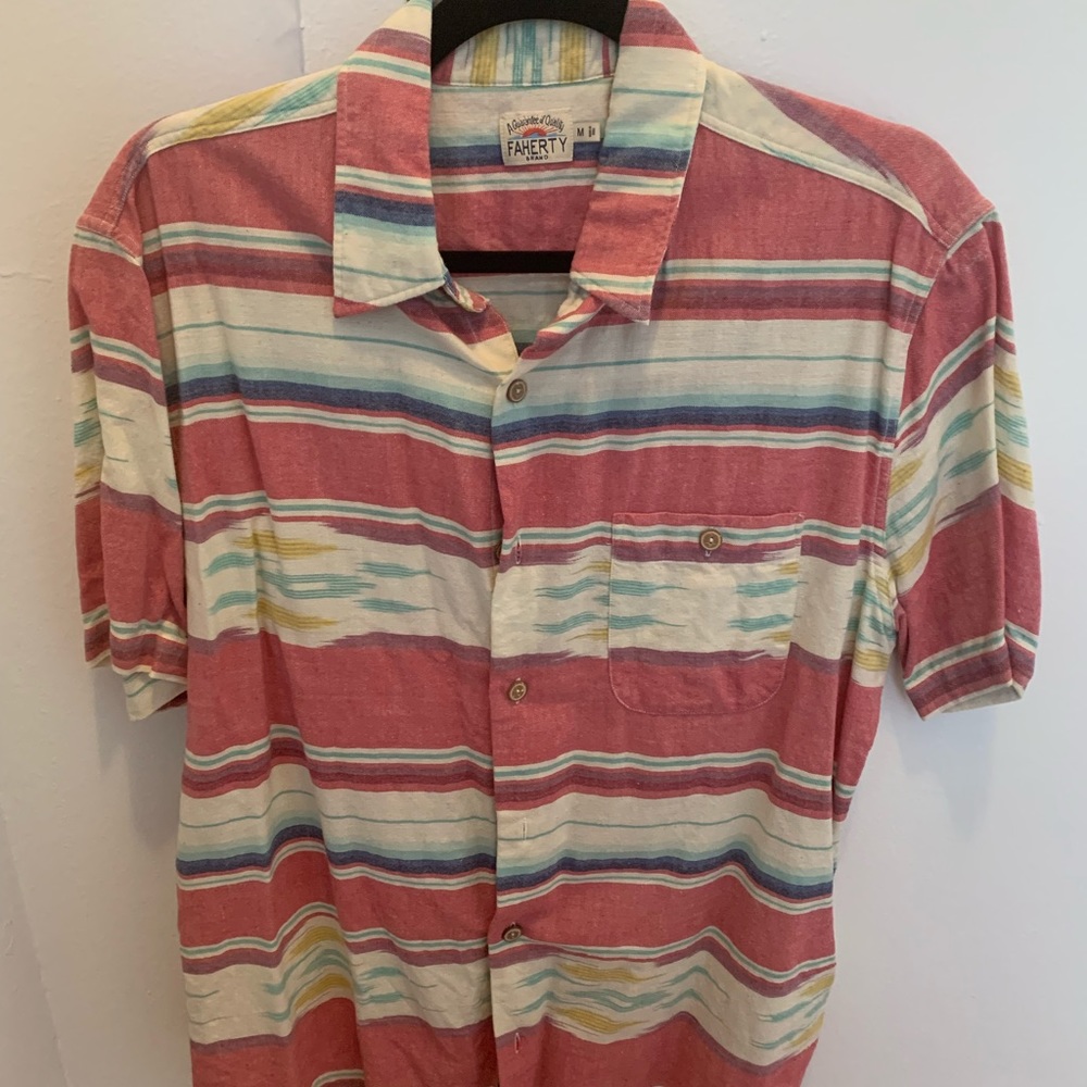 Faherty short sleeve button down